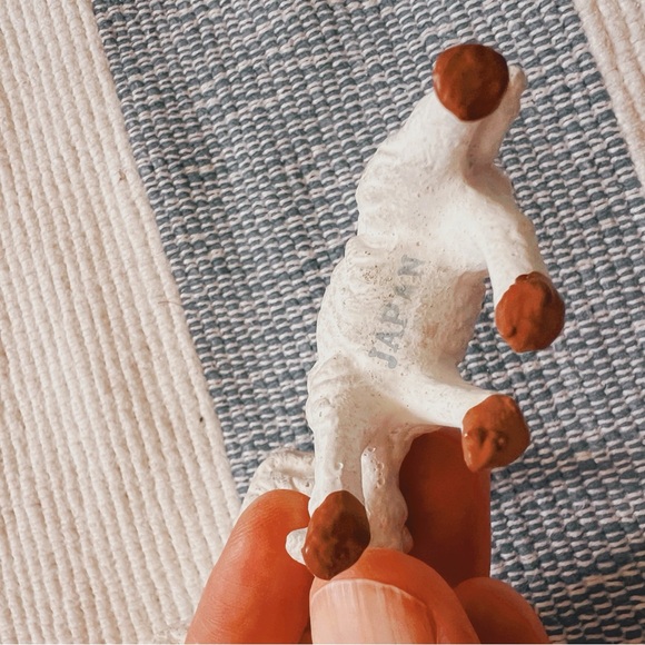 Vintage MCM Christmas nativity lamb sheep lot of 2 Japan - Picture 3 of 4